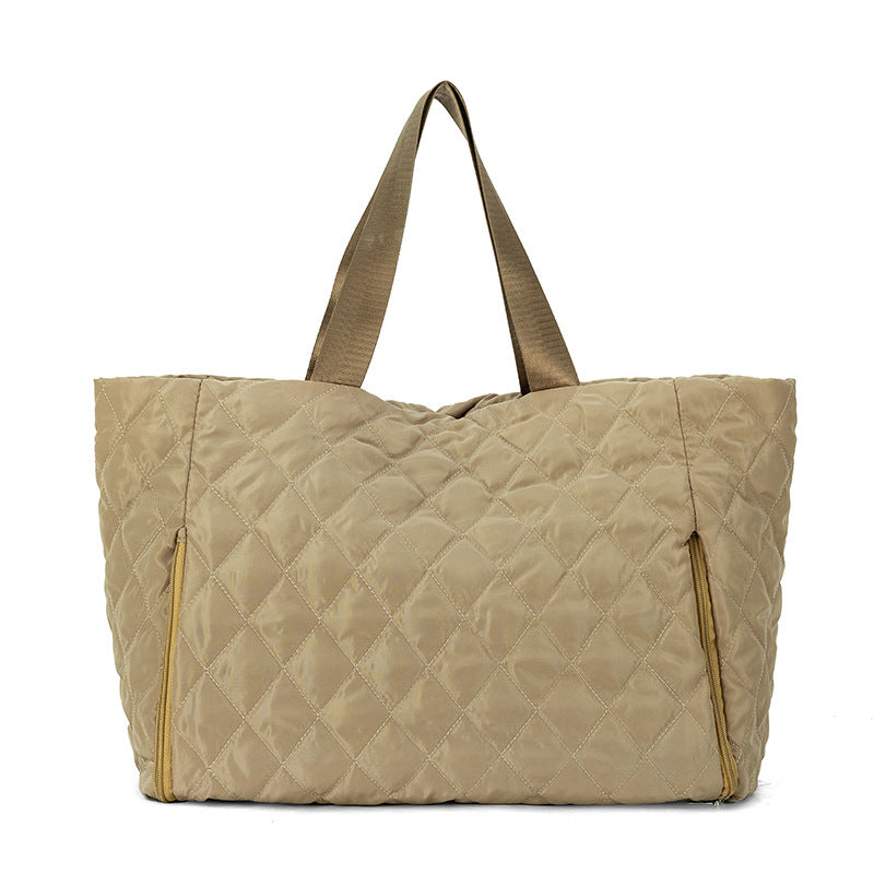 Spacious Quilted All-Purpose Tote Bag LoungeYard — product view 5