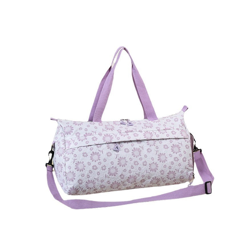 Floral Patterned Travel Duffle Bag LoungeYard — product view 1