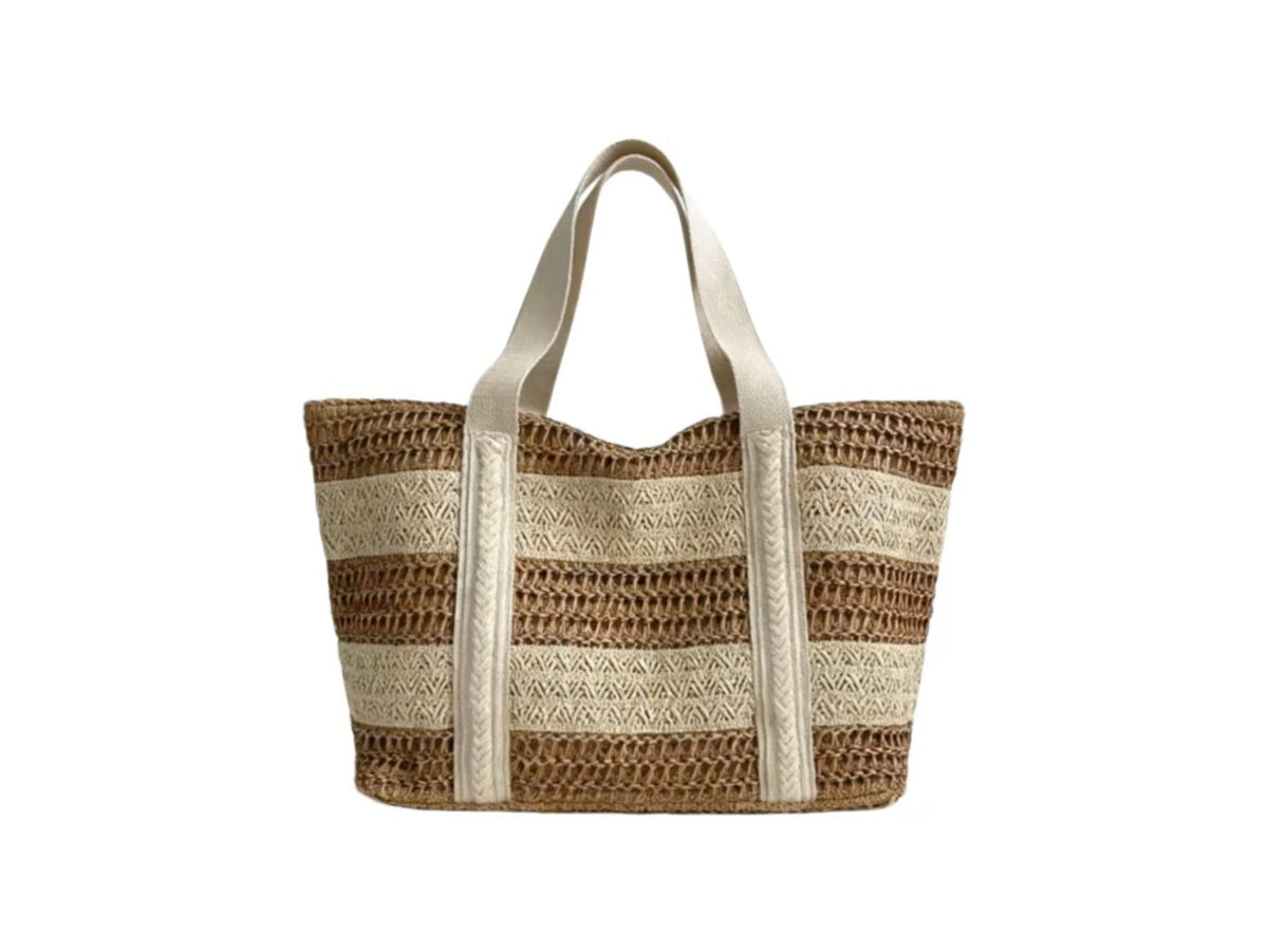 Stylish beach bag with structured design LoungeYard — product view 7
