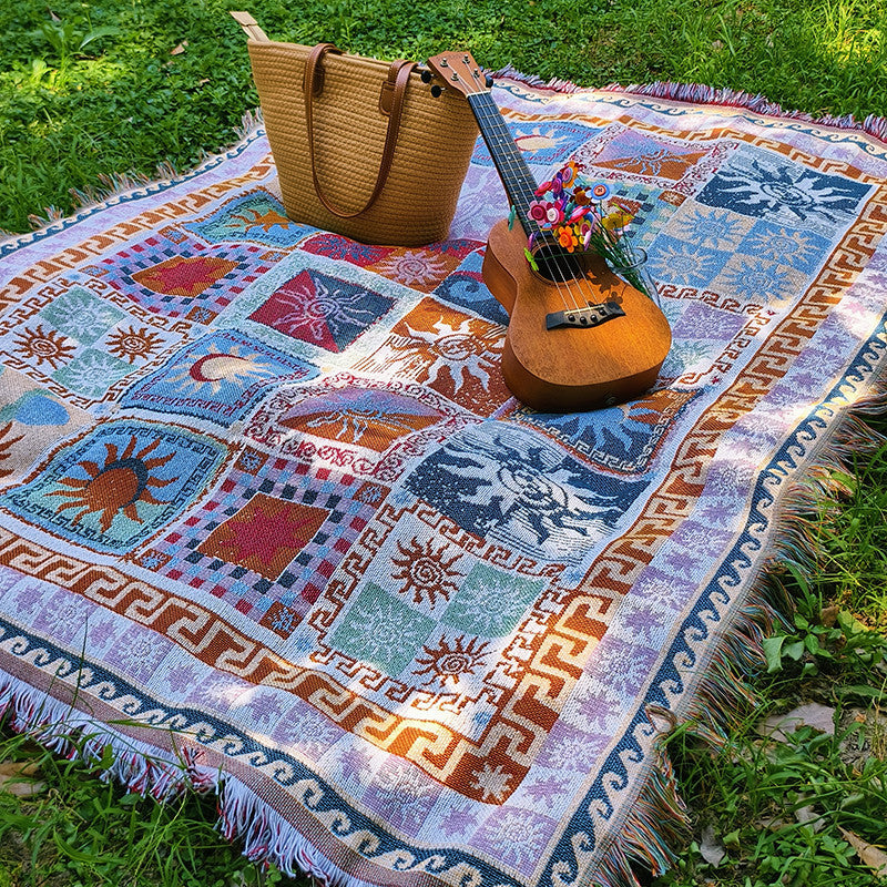Decorative Outdoor Tapestry Blanket — product view 4