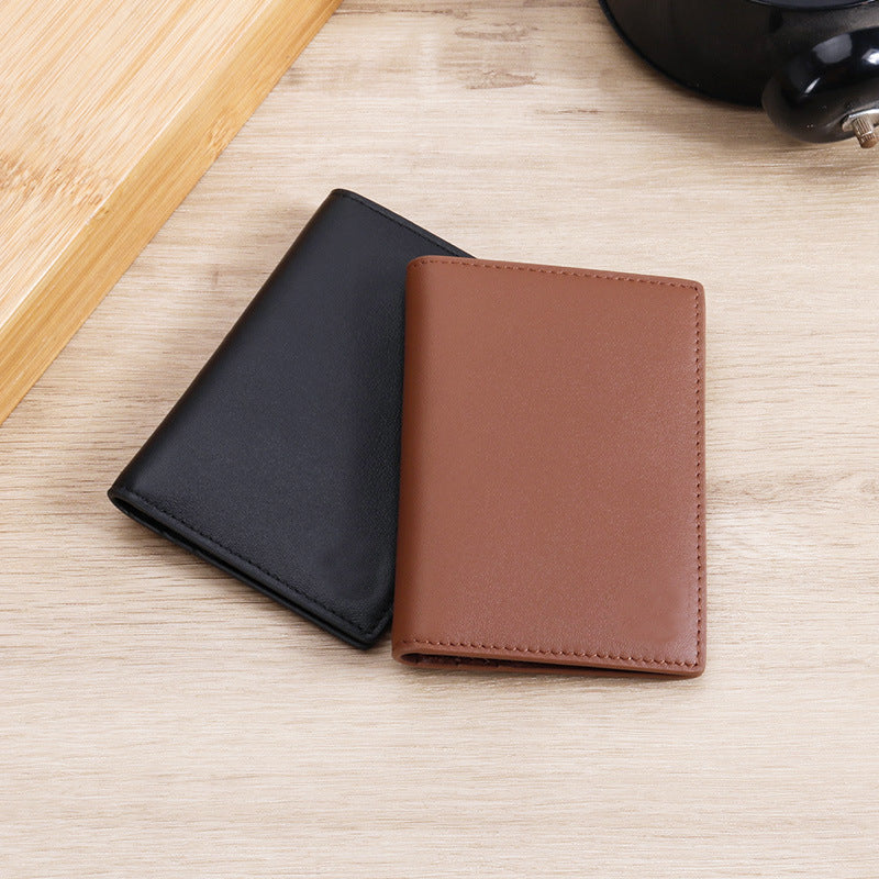 Slim Leather Card Case LoungeYard — product view 1