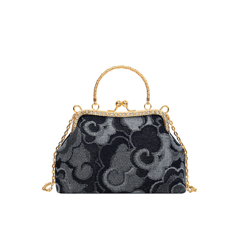Vintage Floral Pattern Handbag — product view 5