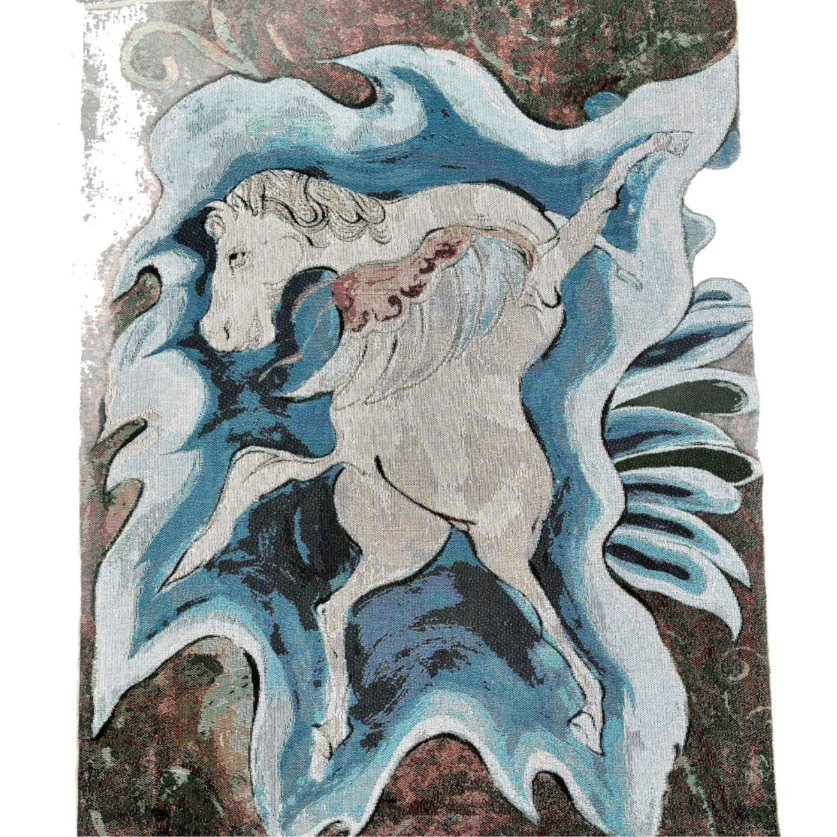 Artistic Unicorn-Themed Throw Blanket — product view 5