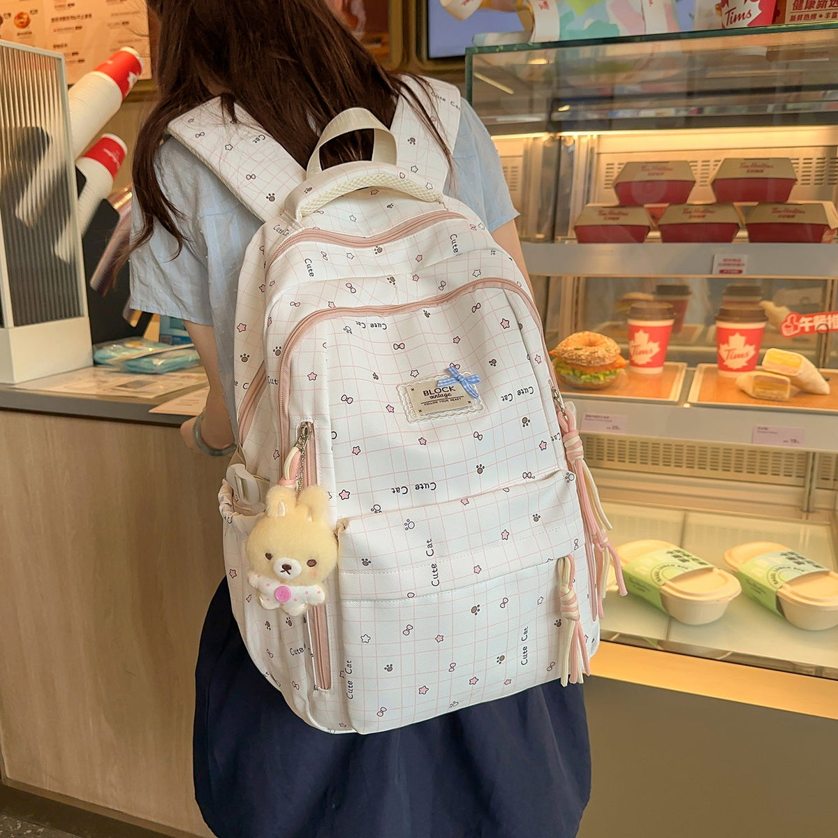 Cute Cartoon-Themed Backpack LoungeYard 1791205683 — product view 3