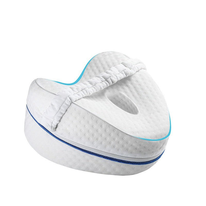 Ergonomic Memory Foam Knee Pillow with Adjustable Strap LoungeYard — product view 6