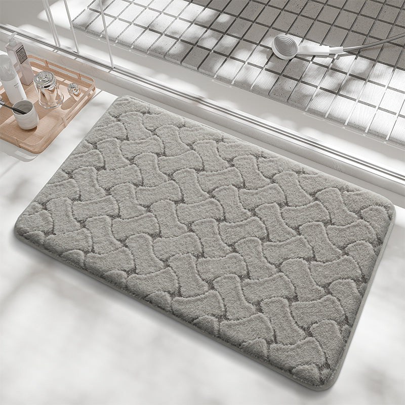 Plush Non-Slip Bathroom Mat Bowlift — product view 5