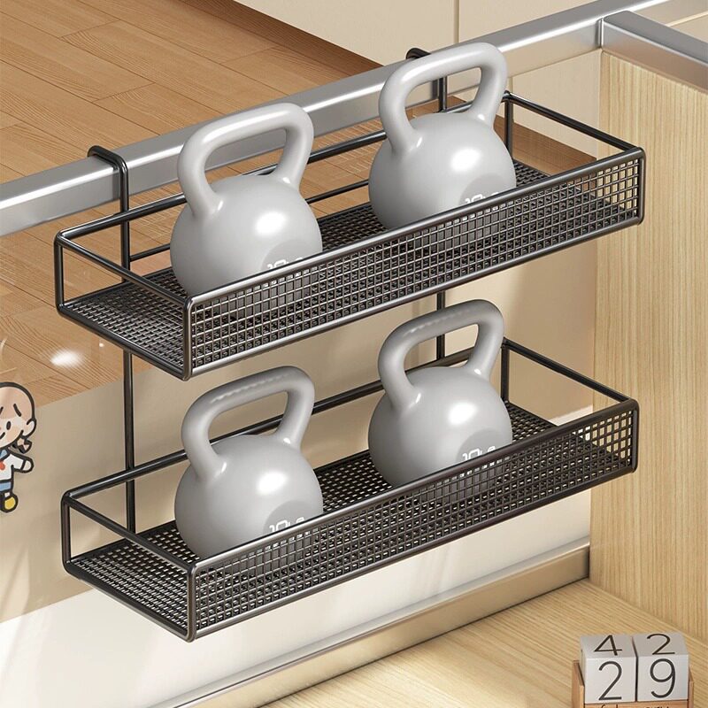 Over-Rail Mesh Hanging Shelf Organizer — product view 4