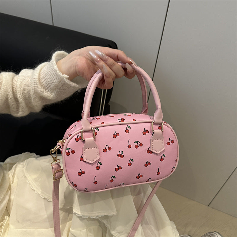 Playful Cherry Print Mini Handbag LoungeYard — product view 2