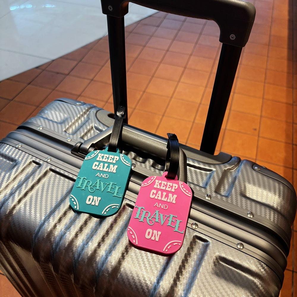 Inspirational Travel Luggage Tag LoungeYard — product view 2