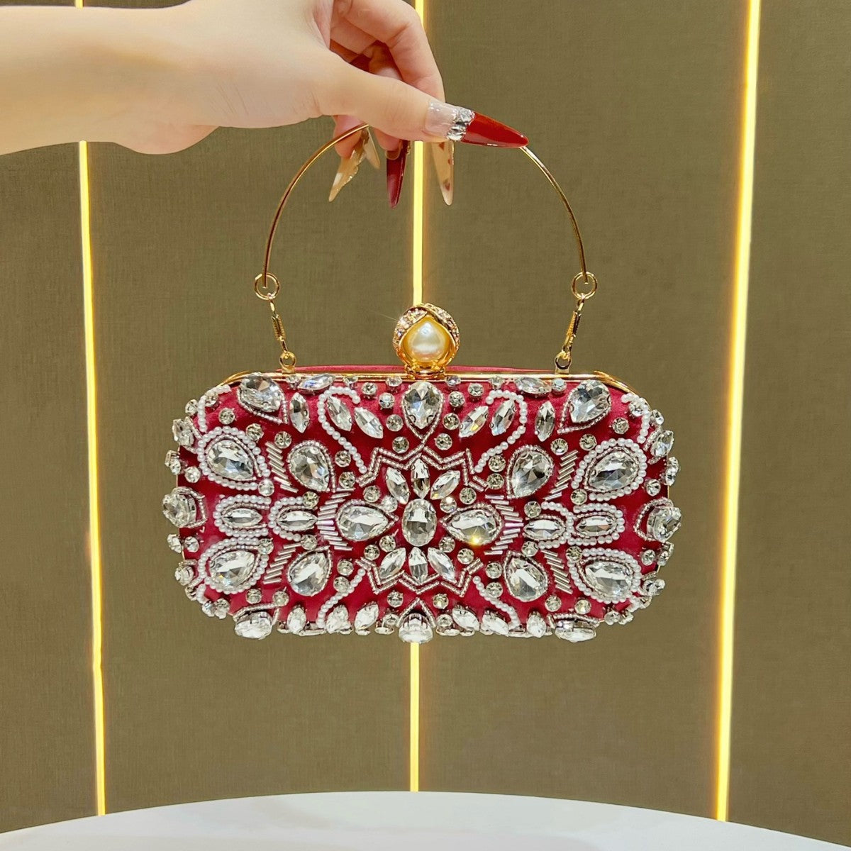 Embellished Evening Clutch — product view 1