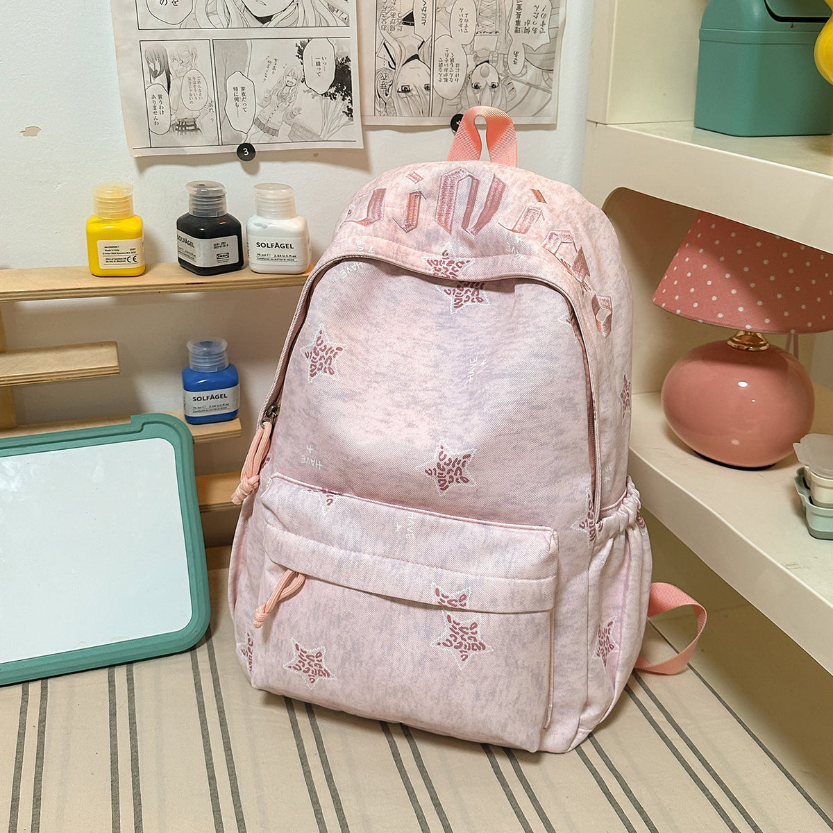 Decorative Floral Patterned Backpack LoungeYard — product view 6