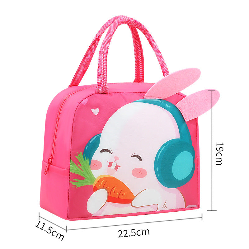 Cute Rabbit-Themed Insulated Lunch Bag — product view 7