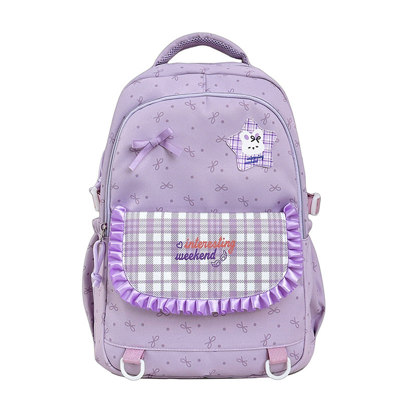 Fun Character Print Cozy Backpack LoungeYard — product view 4
