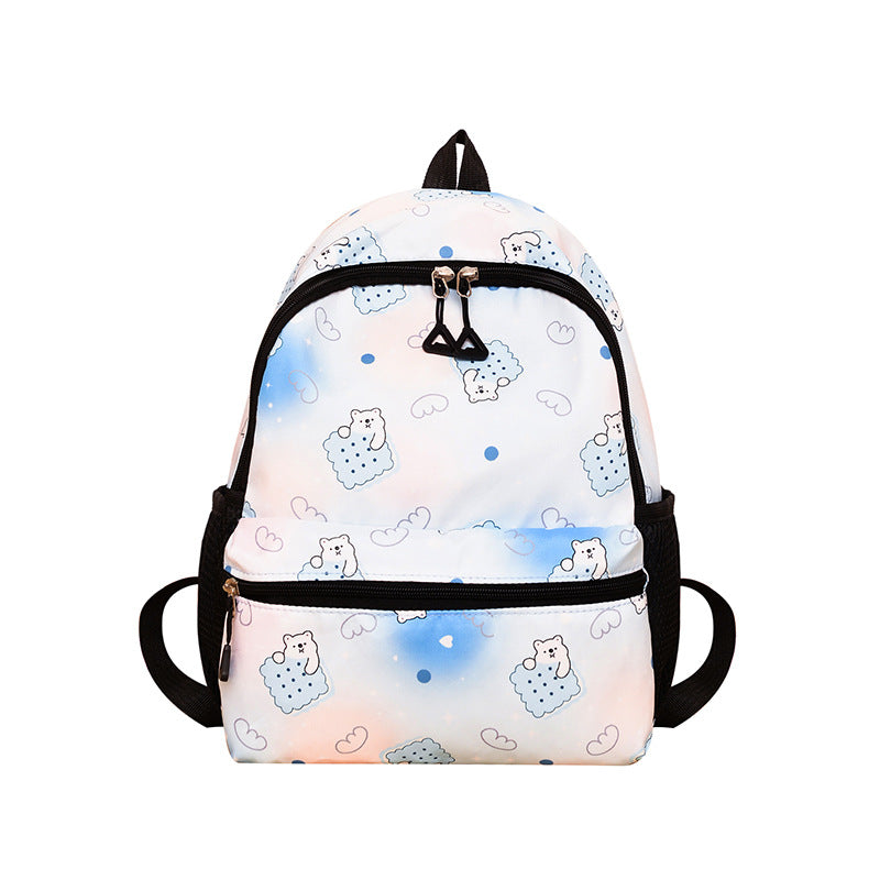 Cute Animal-Print School Backpack LoungeYard — product view 4