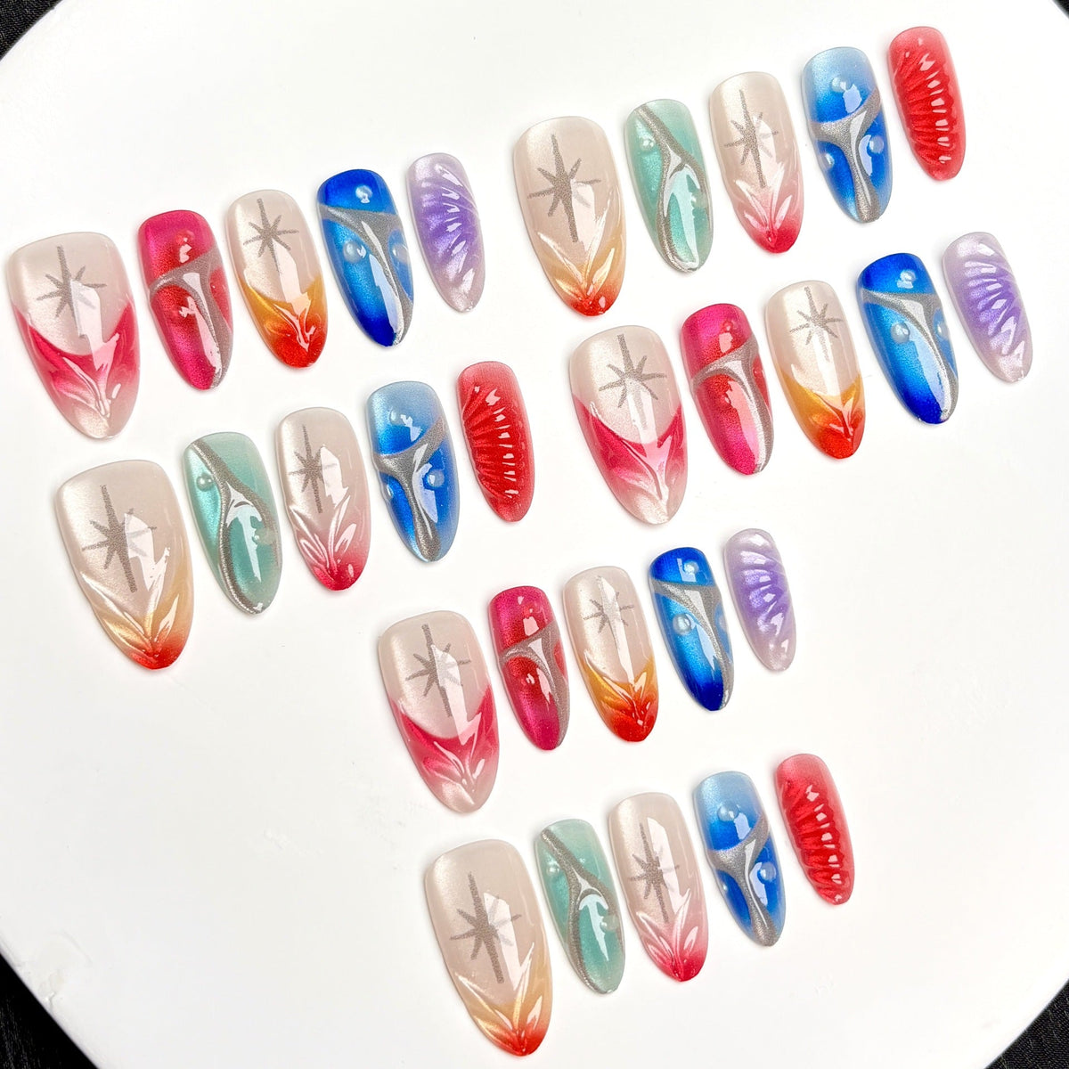 Artistic Press-On Nail Design — product view 3