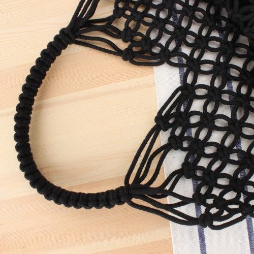 Designer Shoulder Bag Made of Woven Bast LoungeYard — product view 1