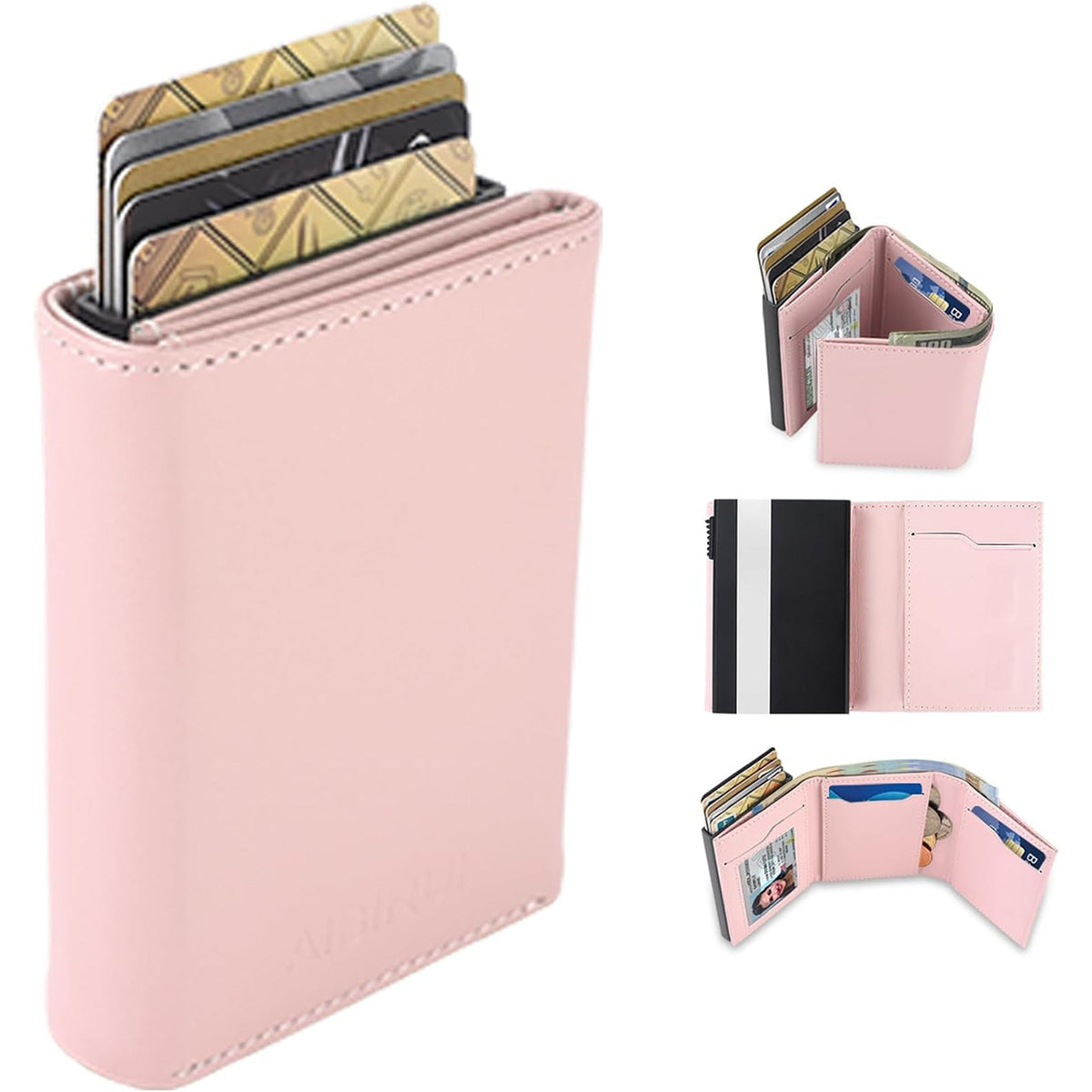 Carbon Fiber Multi-Functional RFID-Blocking Cardholder LoungeYard — product view 3