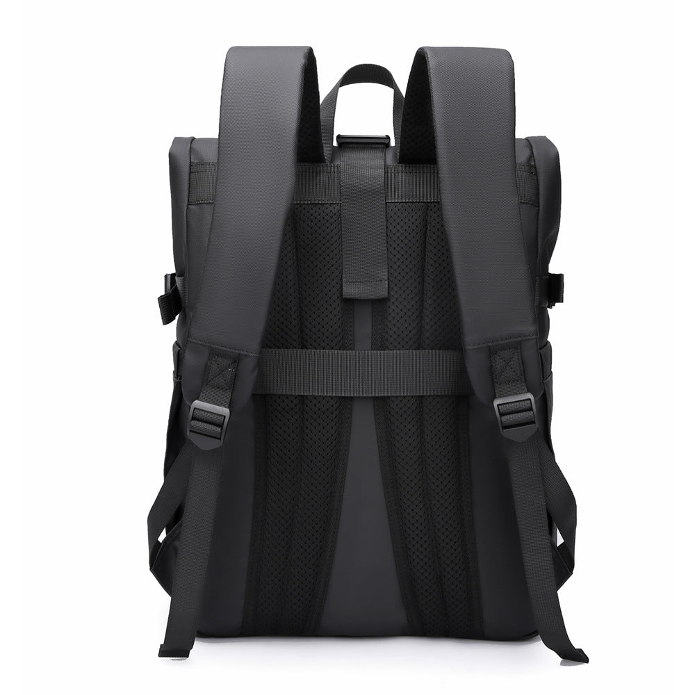 Versatile Rolltop Waterproof Backpack LoungeYard — product view 2