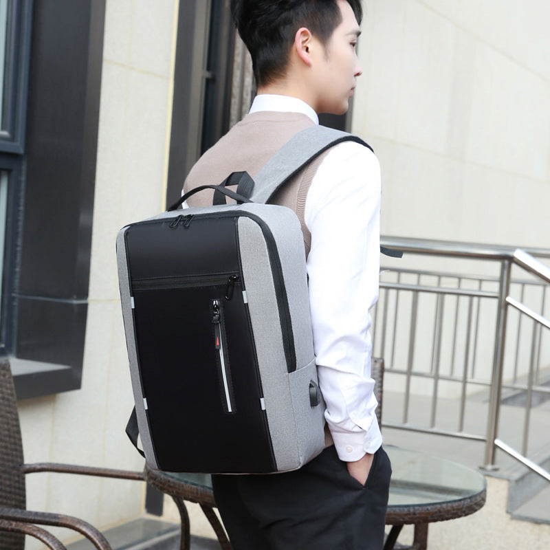 Tech-Savvy Multi-Compartment Backpack LoungeYard — product view 1