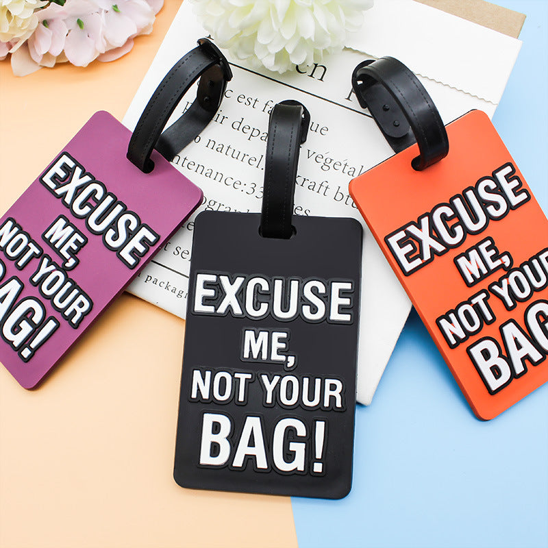 Unisex Quirky Travel Luggage Identifier LoungeYard — product view 4