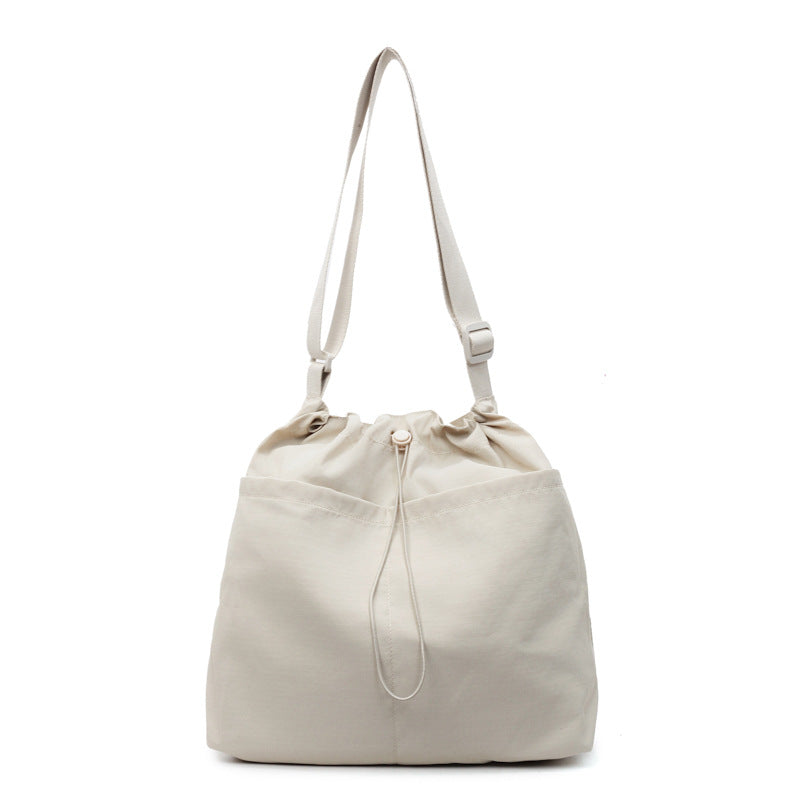 Drawstring Closure Utility Shoulder Bag — product view 3