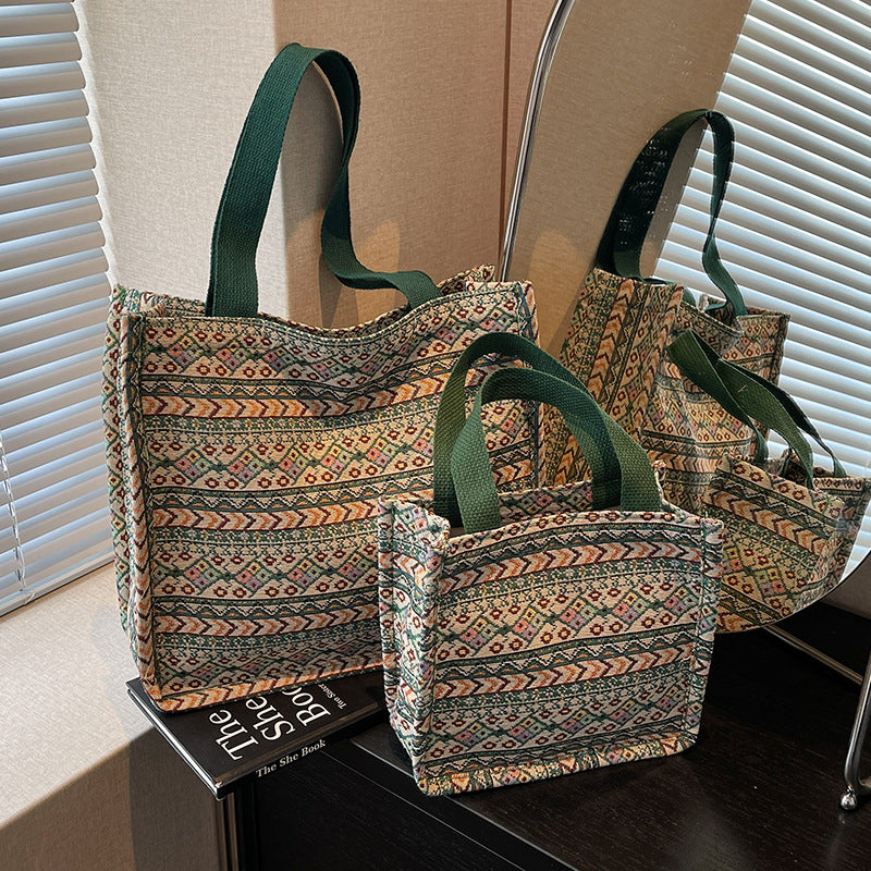Decorative Bohemian Tote Bag — product view 2
