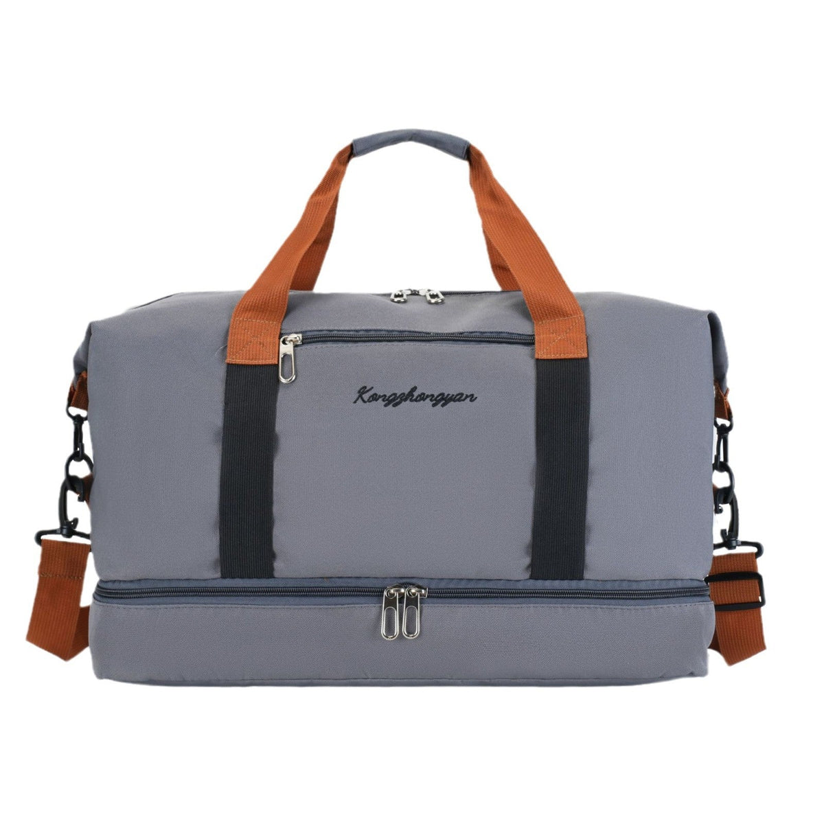 Versatile Multi-Compartment Travel Duffel Bag — product view 4