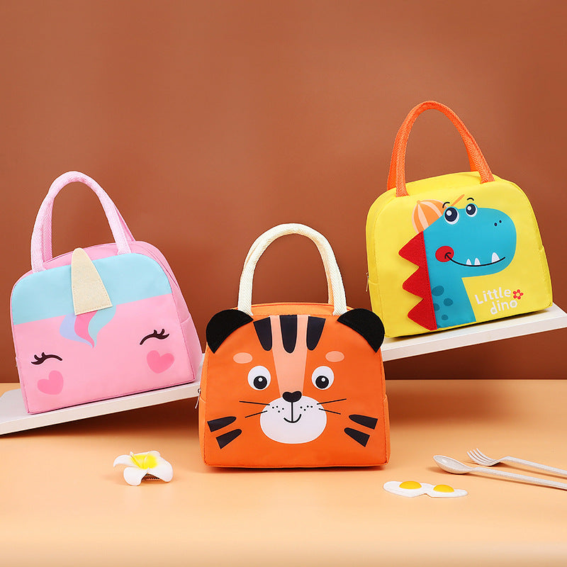 Girl Cooler Bag with Cute Tiger Design LoungeYard — product view 2