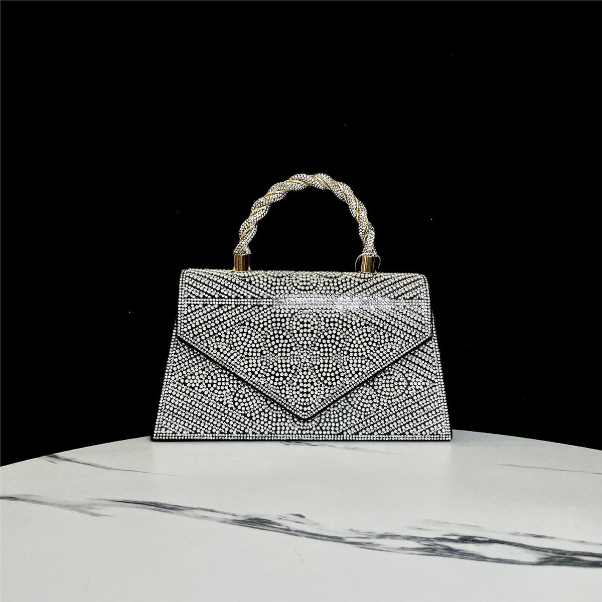 Rhinestone-Embellished Evening Handbag — product view 7