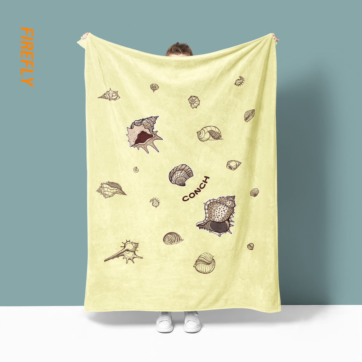 Cozy Sea-Themed Blanket — product view 1