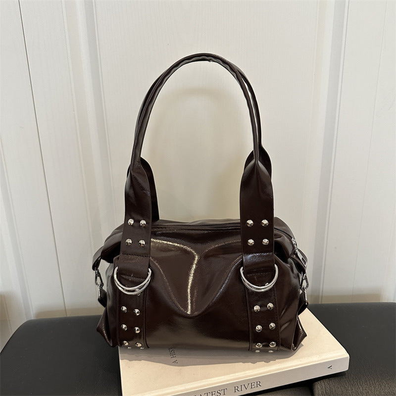 Studded Structured Handbag — product view 5