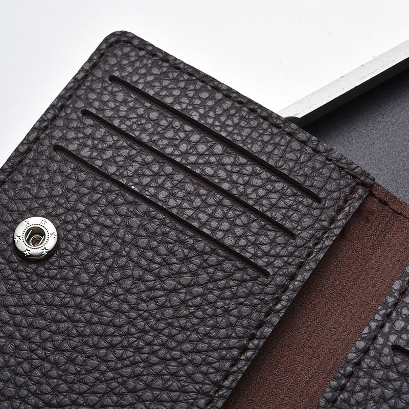 Textured Leather Cardholder LoungeYard — product view 2