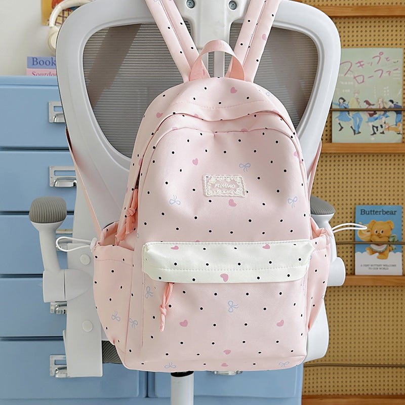 Cute Character-Printed Backpack LoungeYard — product view 6