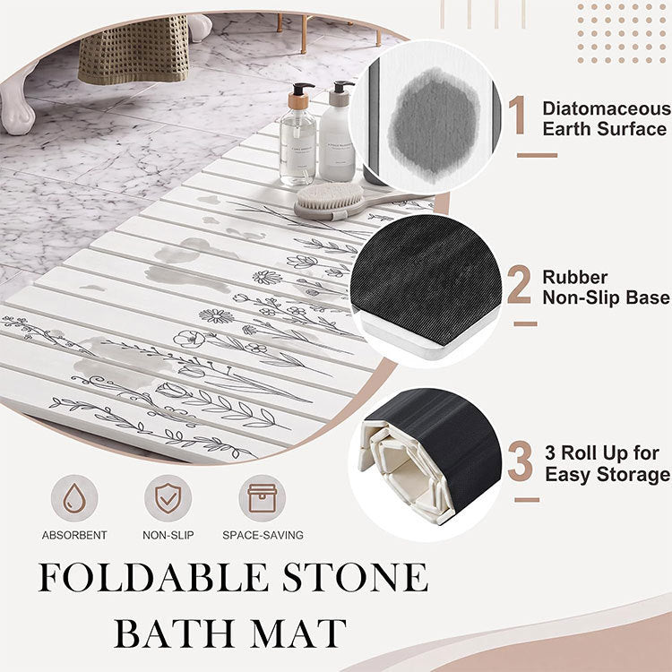 Decorative Shower Foot Mat — product view 2