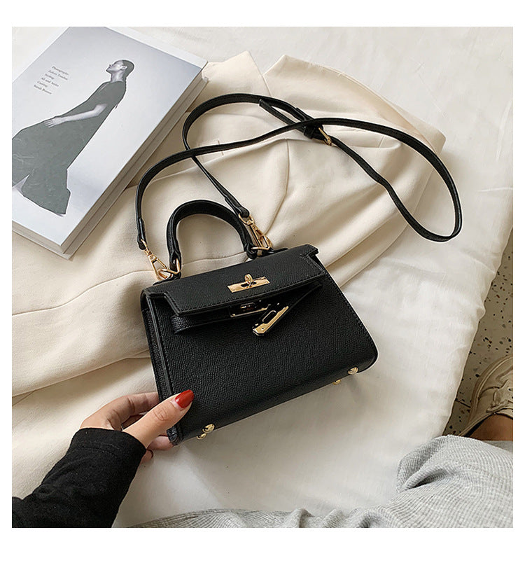 Structured Faux Leather Handbag LoungeYard — product view 5
