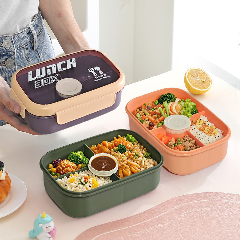 Versatile Leak-Proof Lunch Box with Cutlery — product view 2