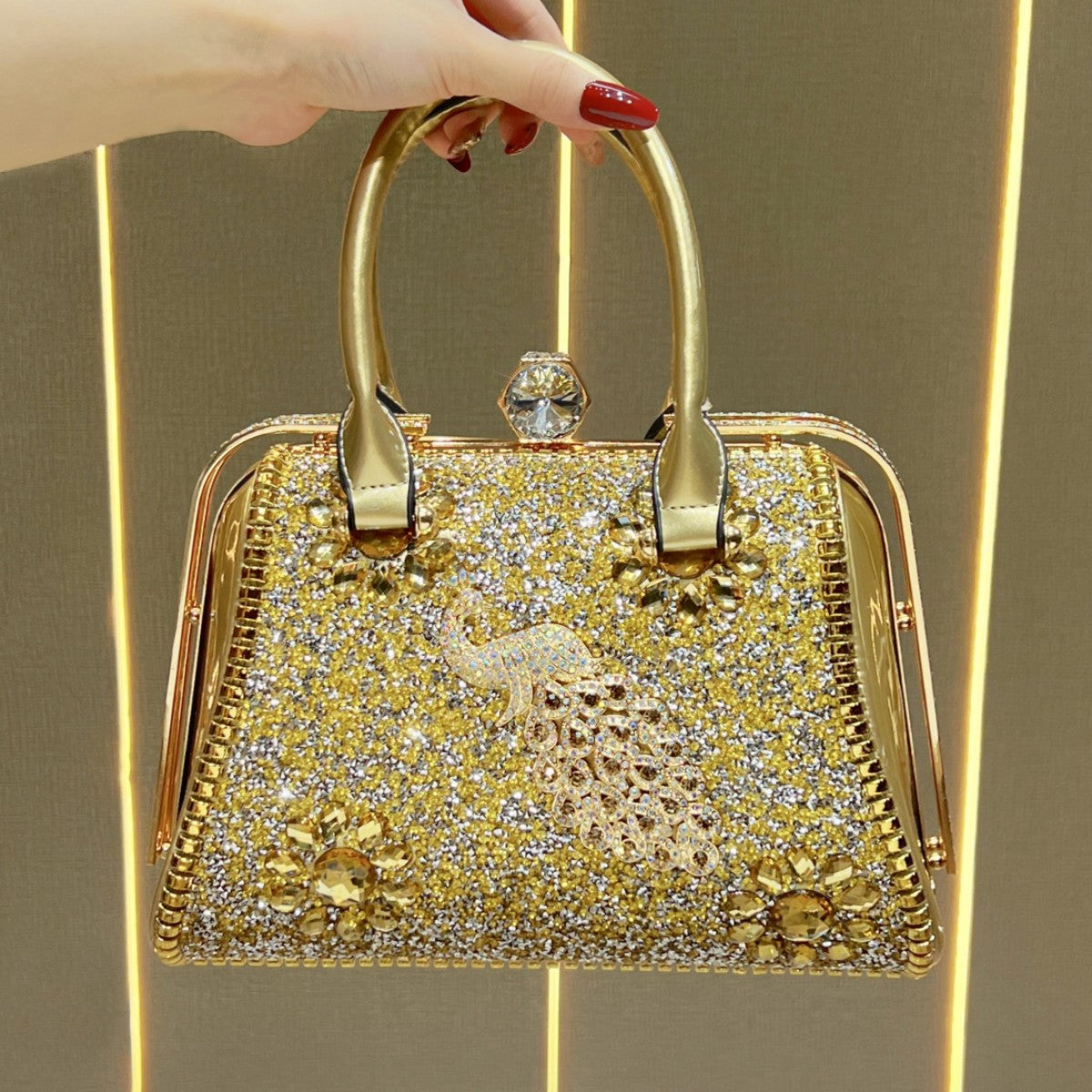 Ornate Decorative Evening Handbag — product view 4