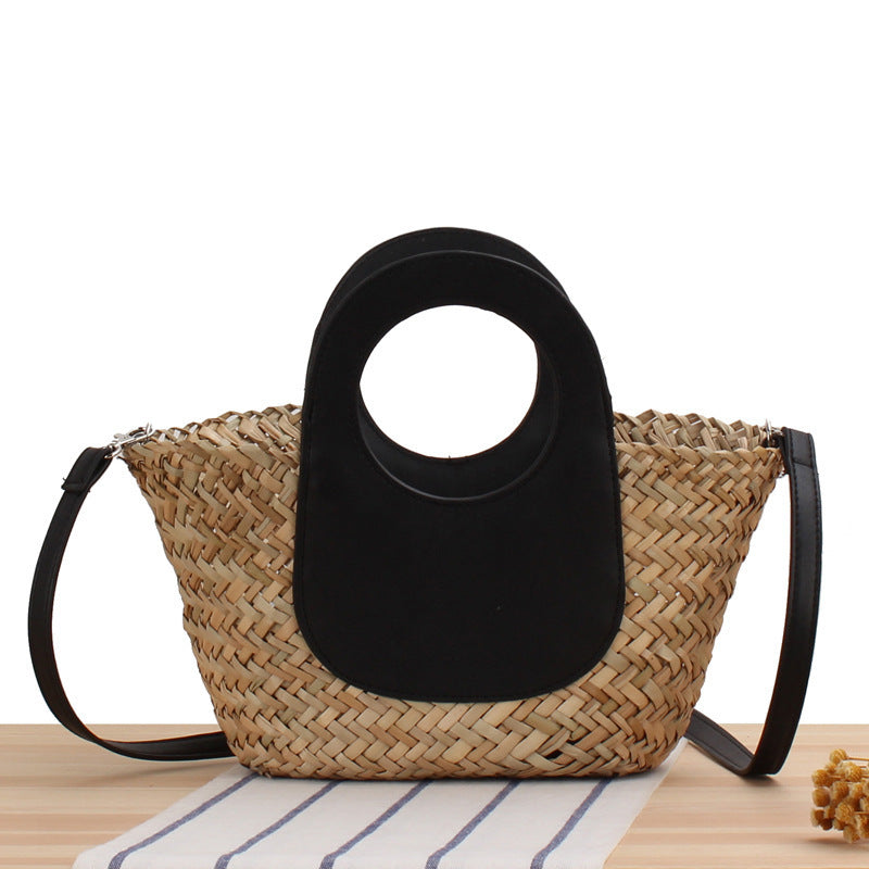 Designer Shoulder Bag in Modern Wave Pattern LoungeYard — product view 5