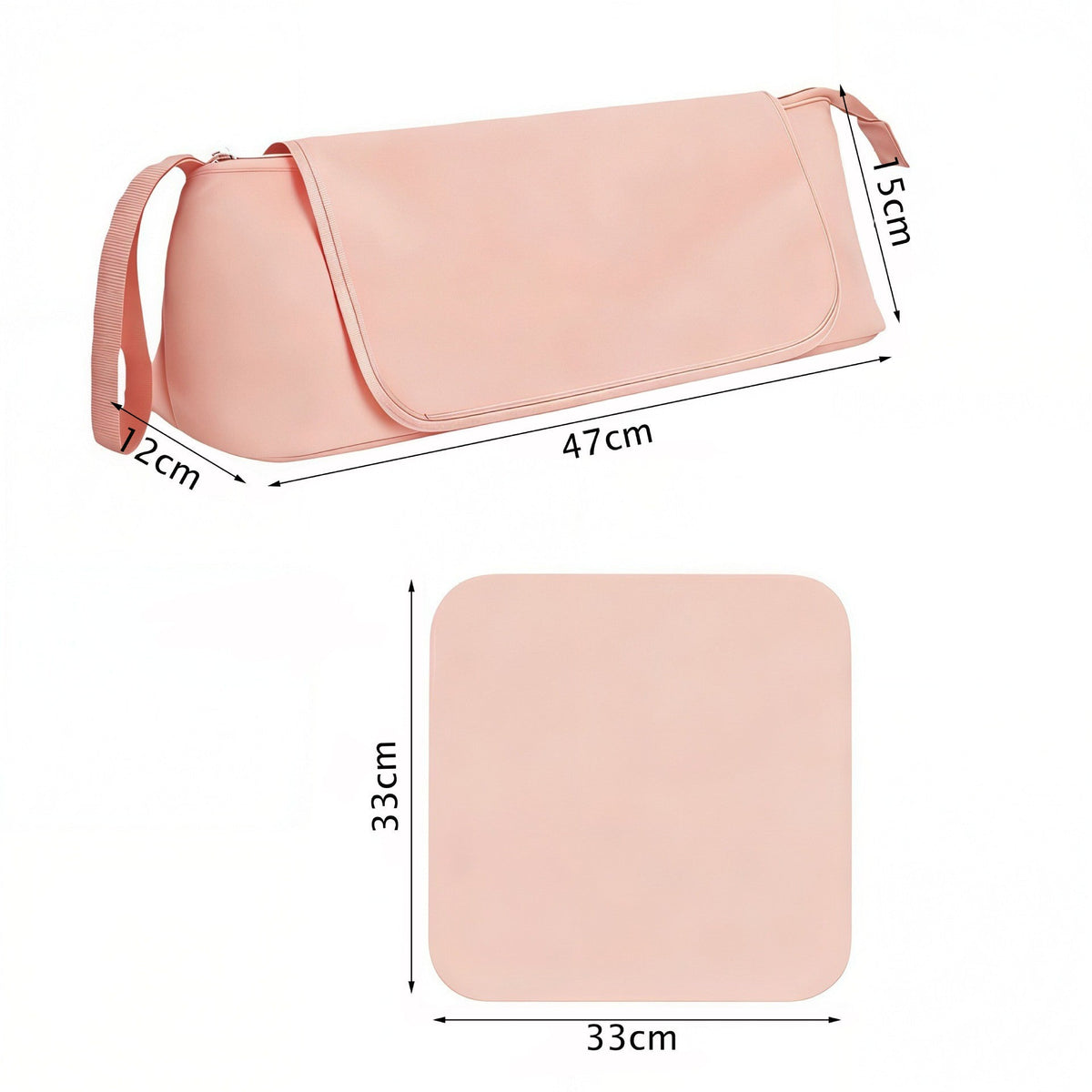 Versatile travel bag with removable shoulder straps LoungeYard — product view 7