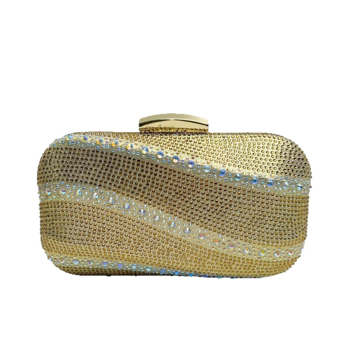 Rhinestone-Studded Clutch Purse — product view 5