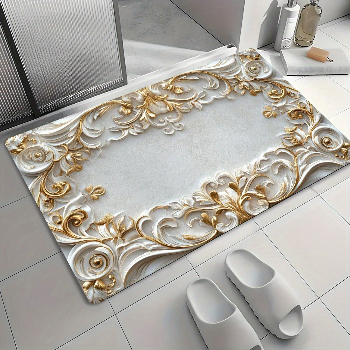 Decorative Luxury Bath Mat — product view 1