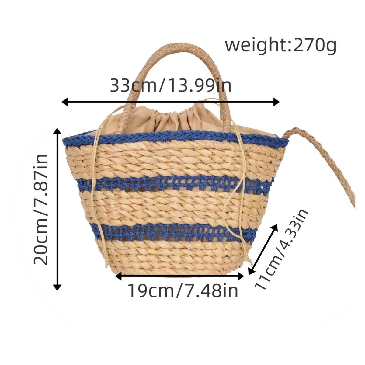 Braided Summer Handbag LoungeYard — product view 2