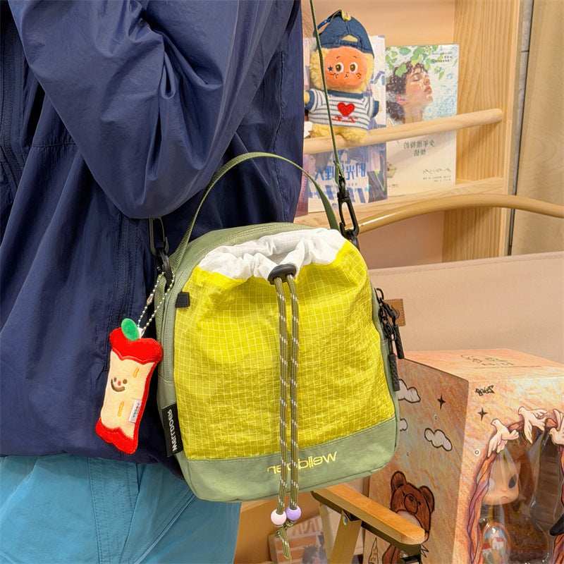Compact Stylish Drawstring Backpack LoungeYard — product view 1