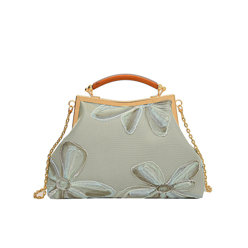 Embroidered Floral Handbag — product view 3