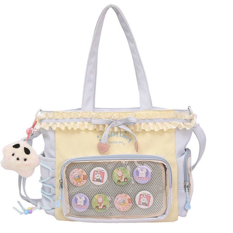 Cute Animal-Themed Tote Bag LoungeYard — product view 4