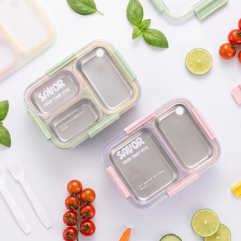 Dual-Compartment Food Storage Container — product view 2