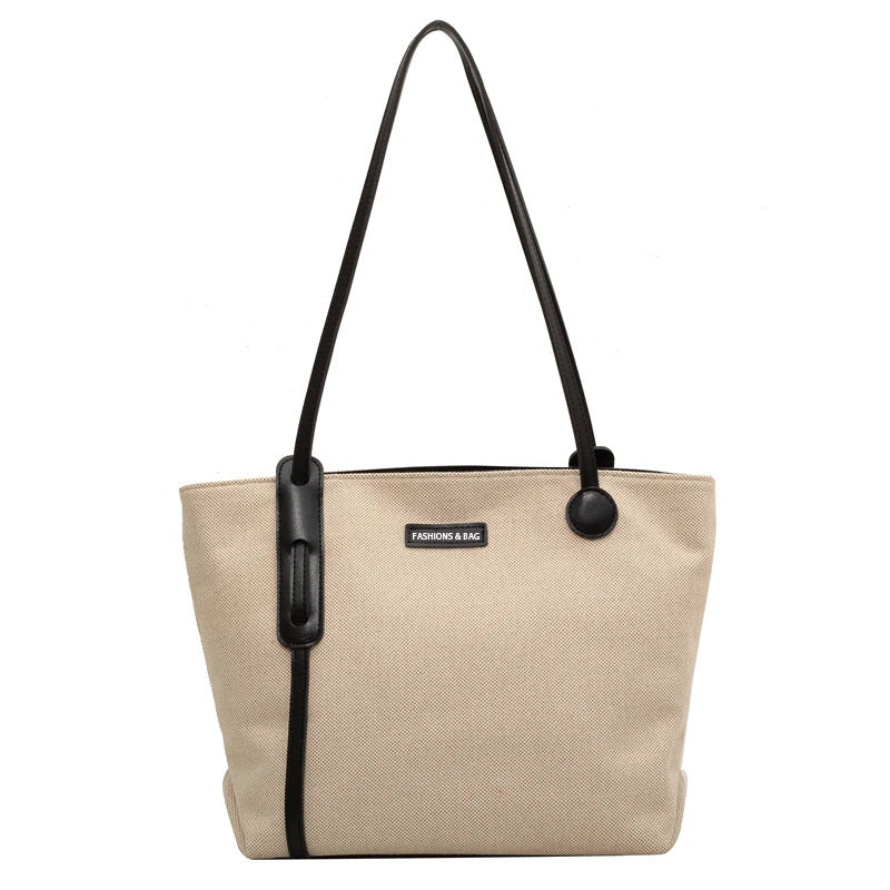 Minimalist Textured Tote Bag LoungeYard — product view 5