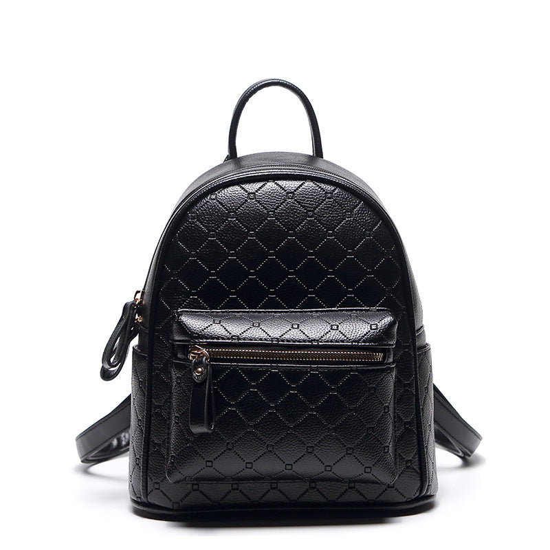 Stylish Textured Mini Backpack LoungeYard — product view 5