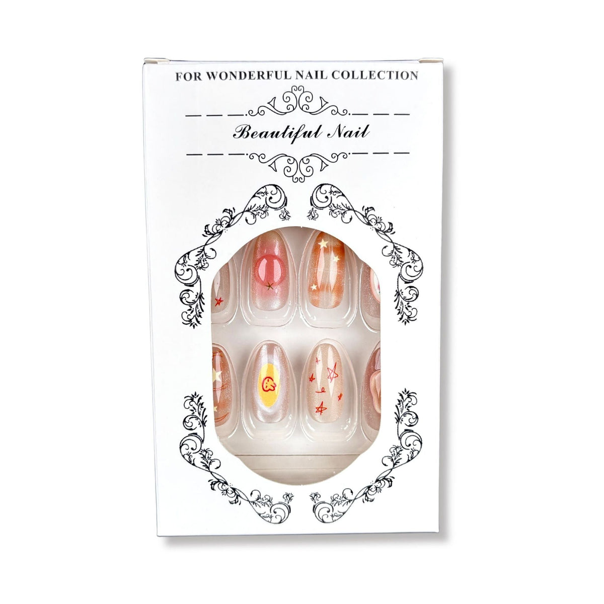 Creative Cartoon-Themed Press-On Nail Design Set — product view 4