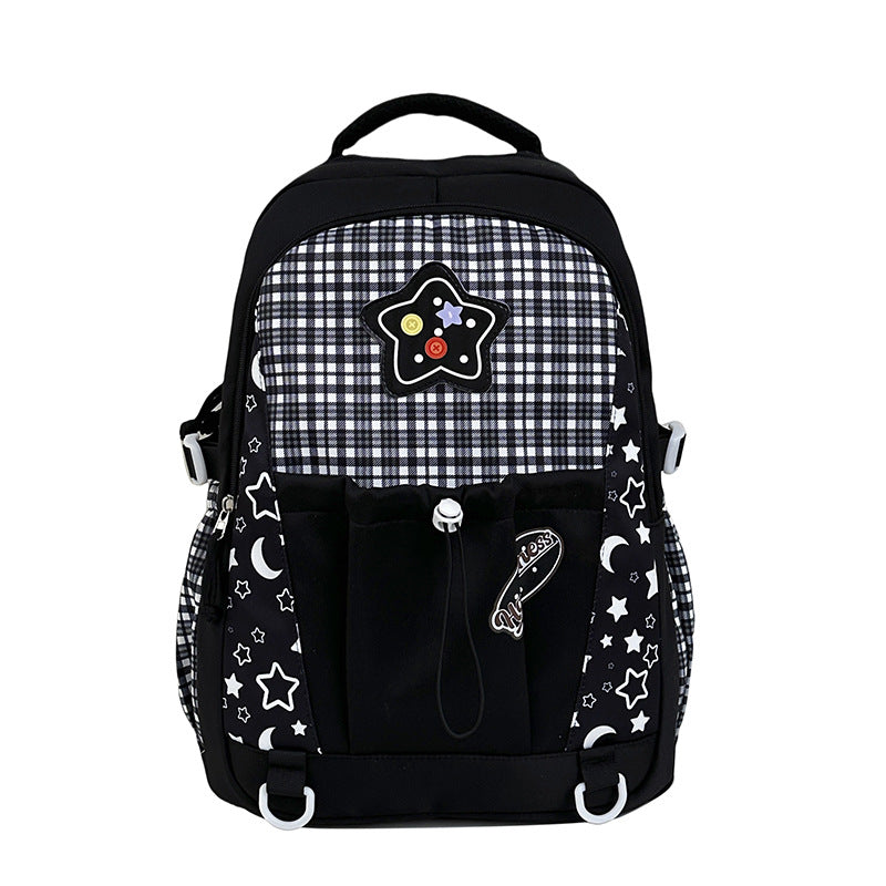 Starry Graphic School Backpack LoungeYard — product view 2